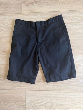 Volcom Men's Black Flat-Front Chino Shorts